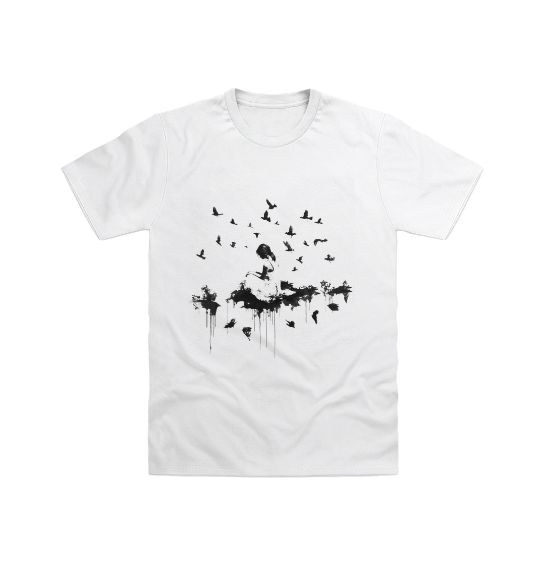 White Printed T-shirt