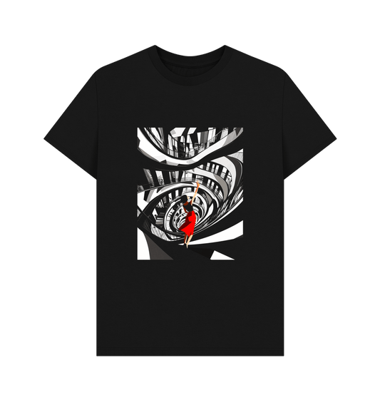 Black Printed T-shirt