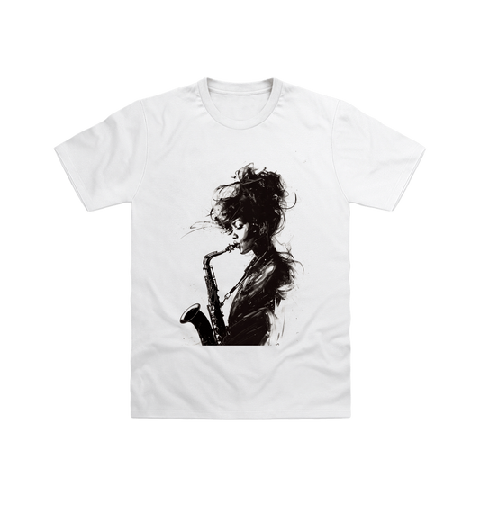 White Printed T-shirt