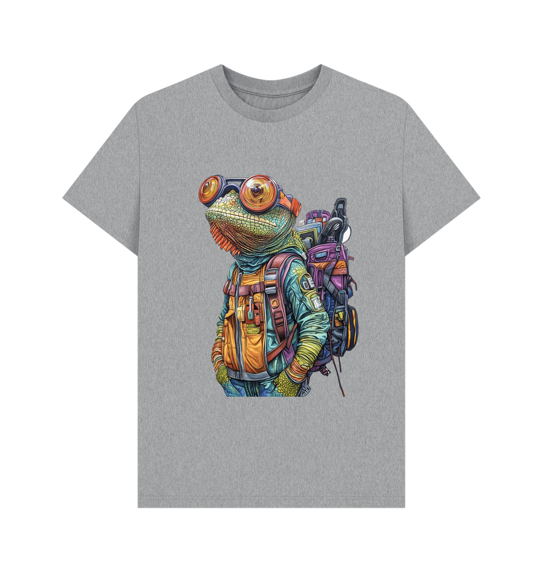 Athletic Grey Printed T-shirt