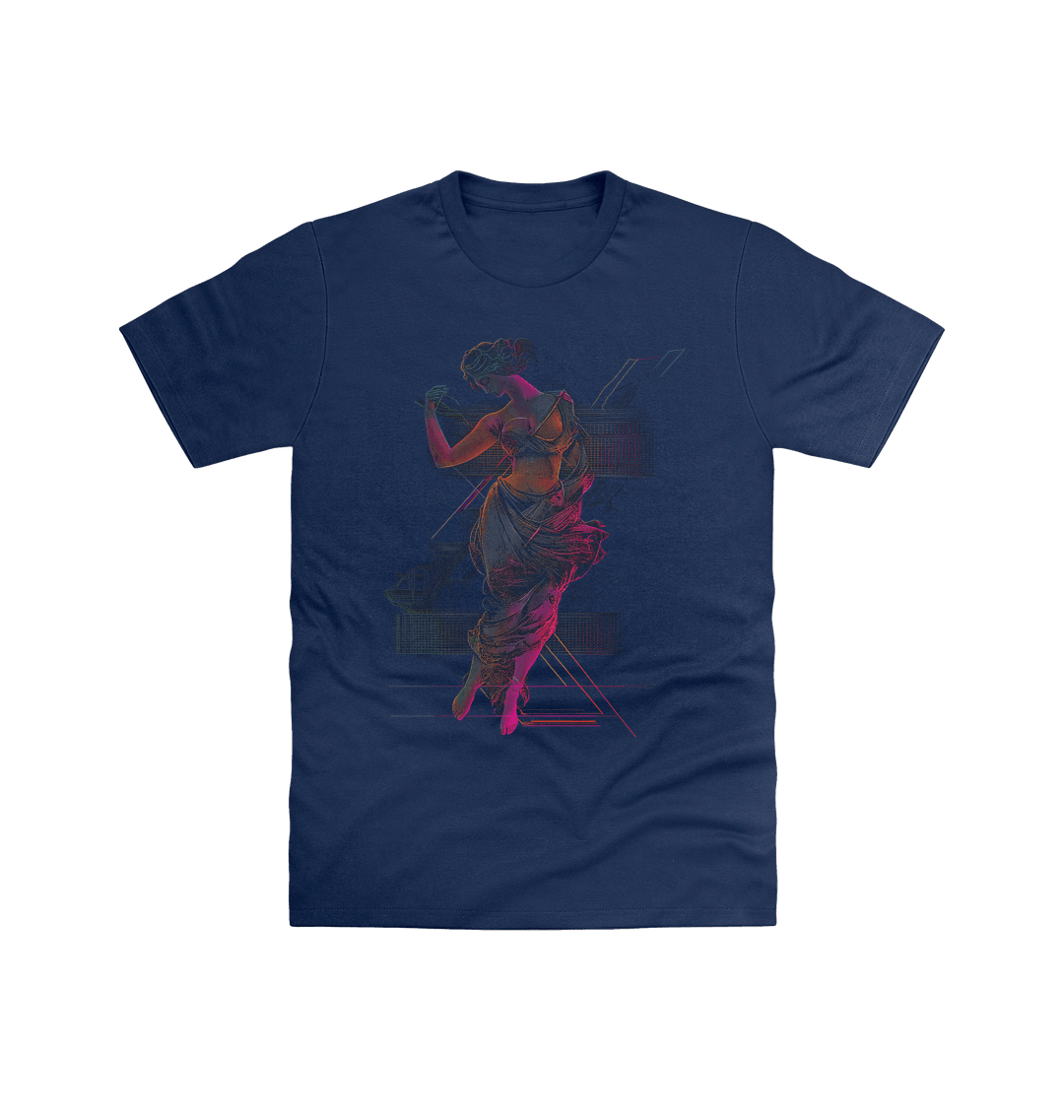 Navy Printed T-shirt