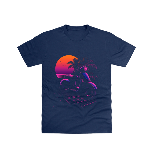 Navy Printed T-shirt