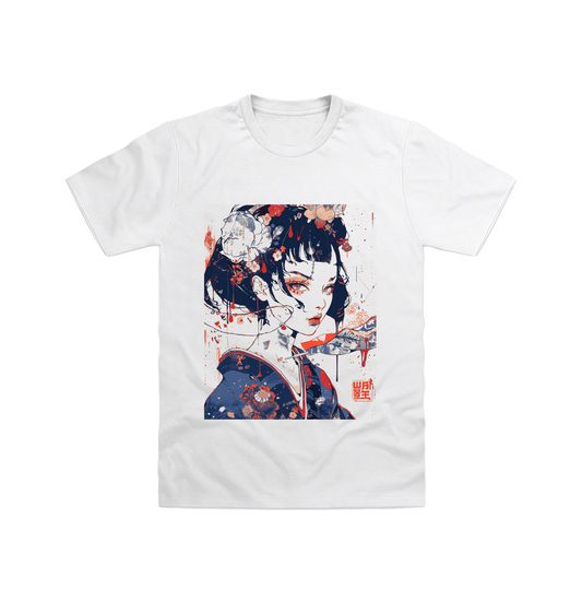 White Printed T-shirt