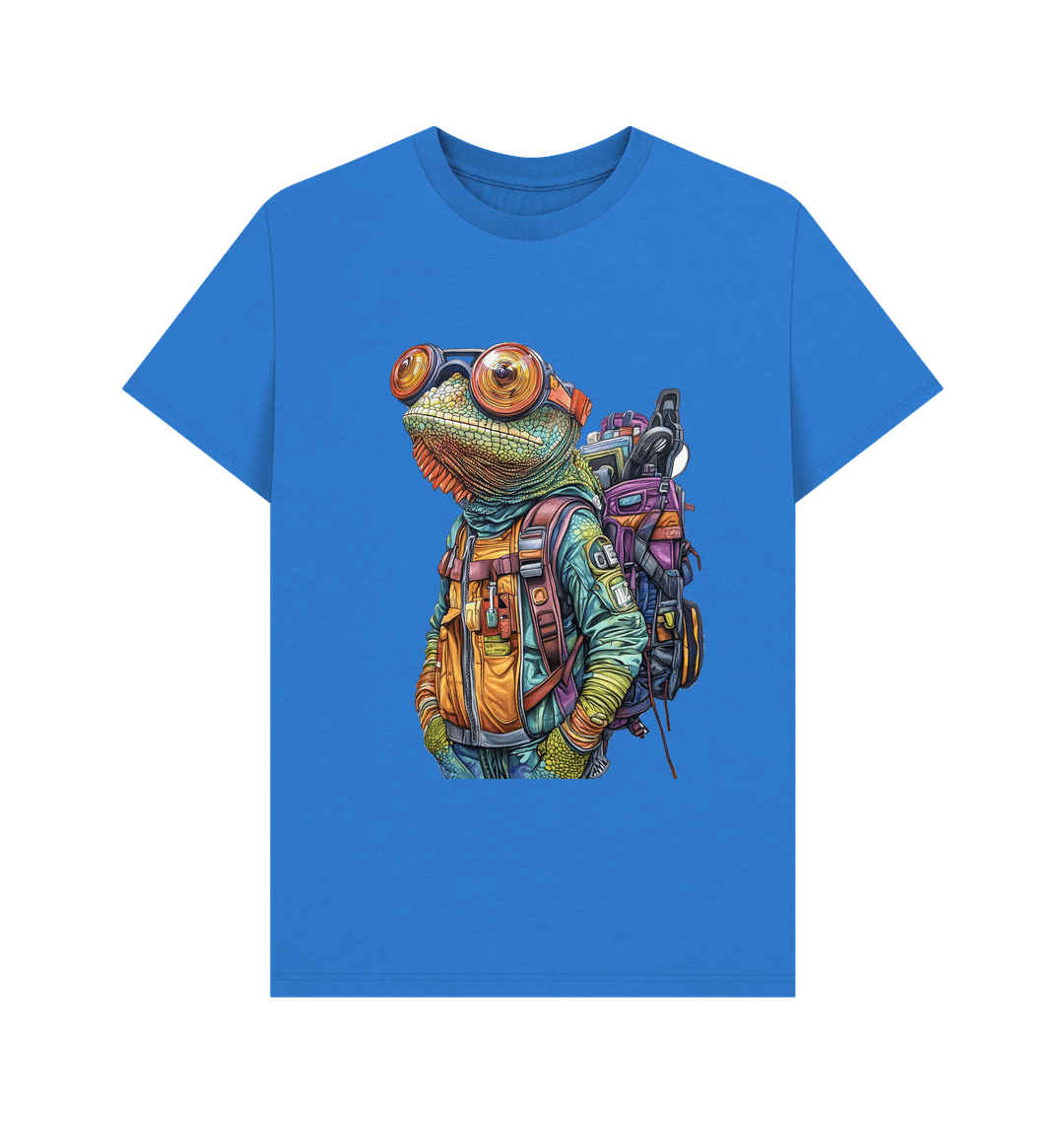 Bright Blue Printed T-shirt
