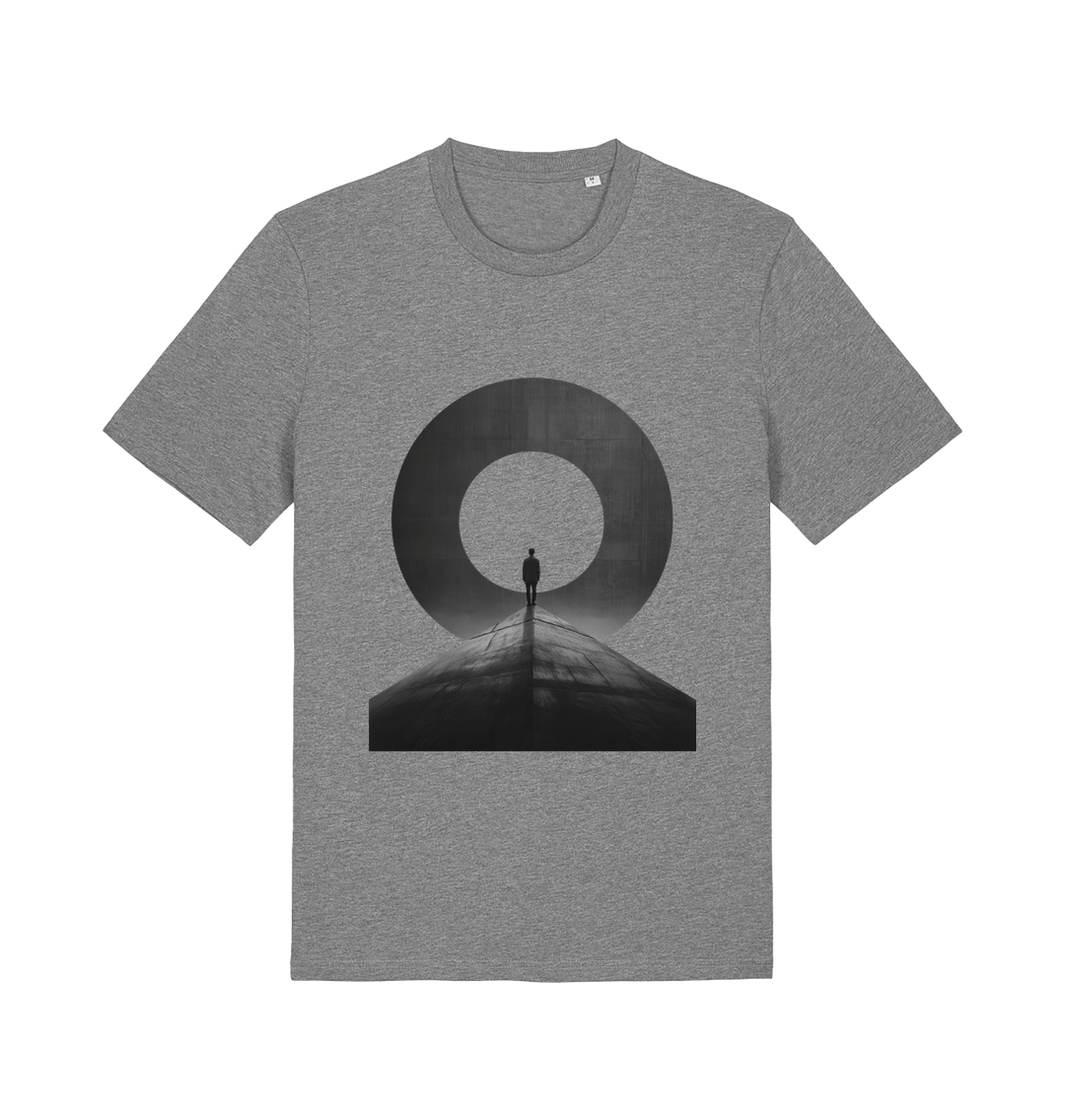 Mid Heather Grey Printed T-shirt