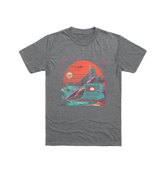 Graphite Heather Printed T-shirt