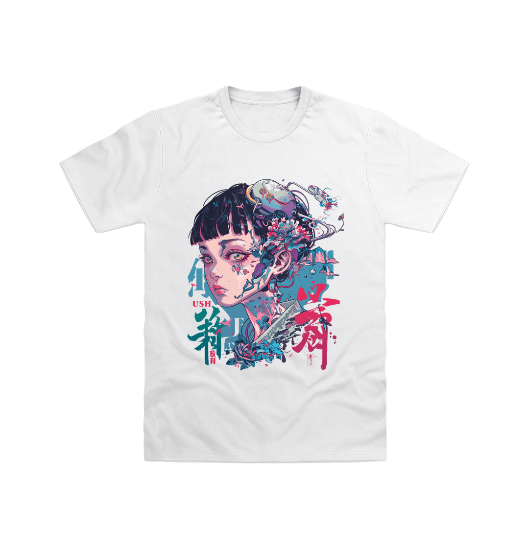 White Printed T-shirt