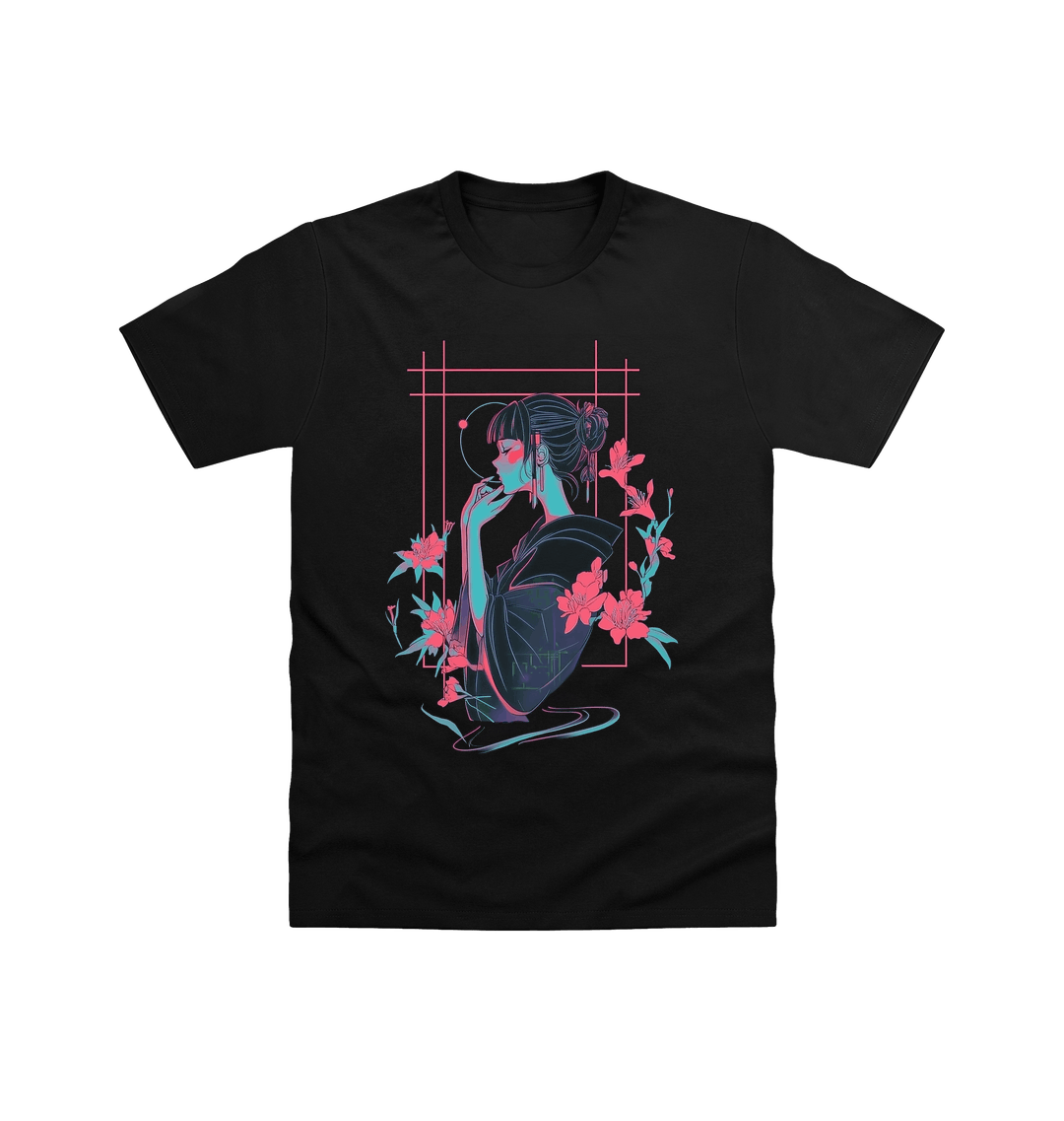 Black Printed T-shirt