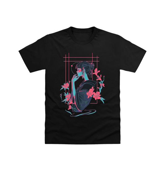 Black Printed T-shirt