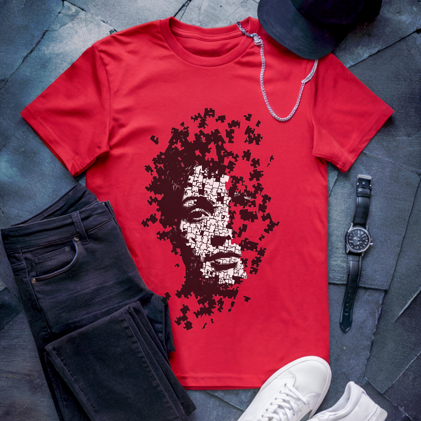 Fragments of Identity Fine Art Graphic T-Shirt