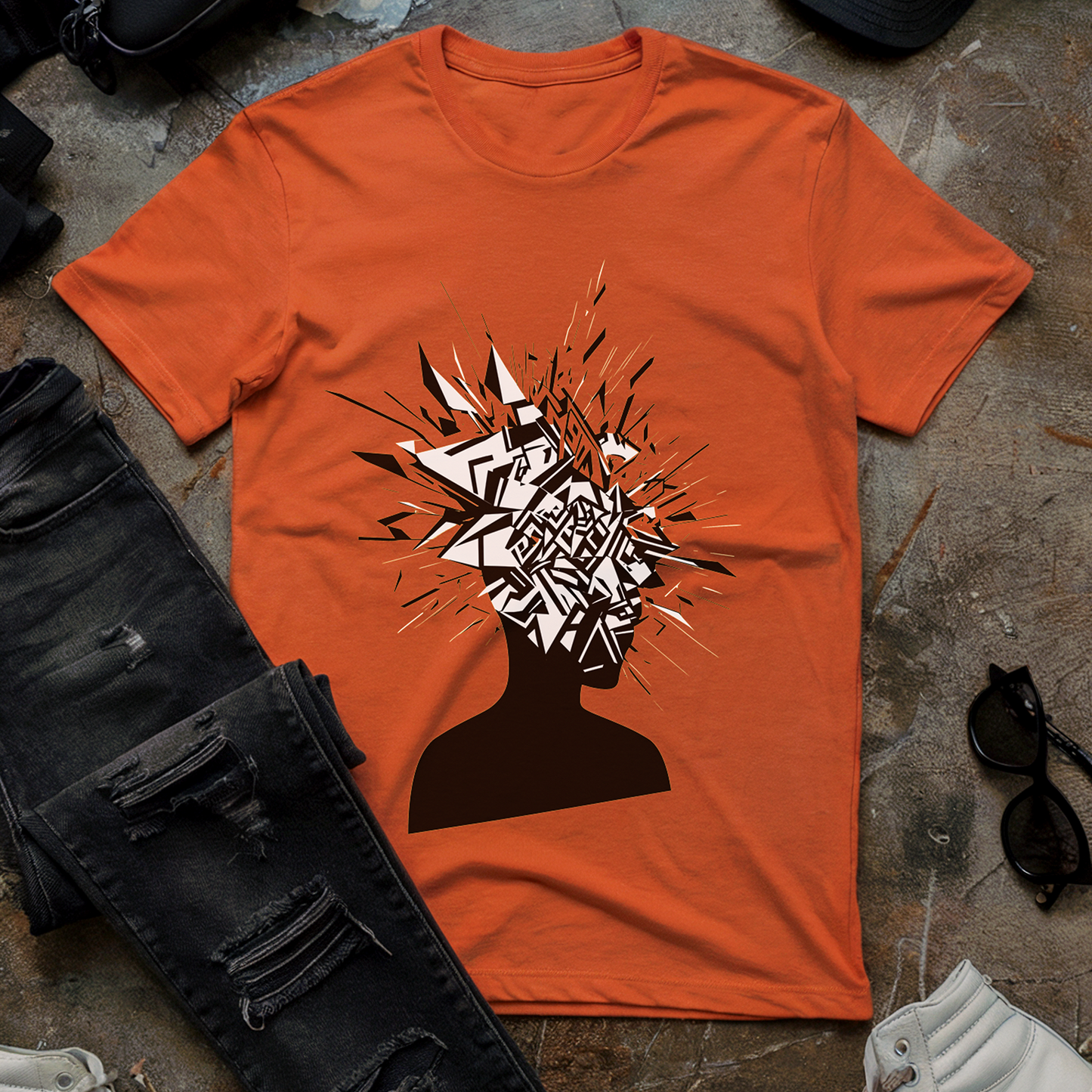 Burst of Consciousness Fine Art Graphic T-Shirt