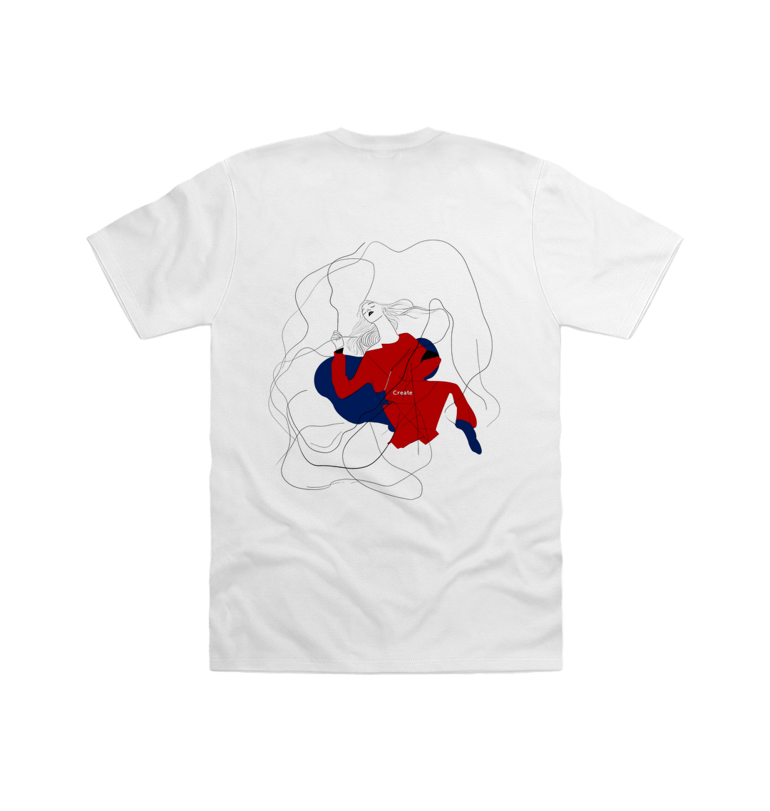 White Printed T-shirt