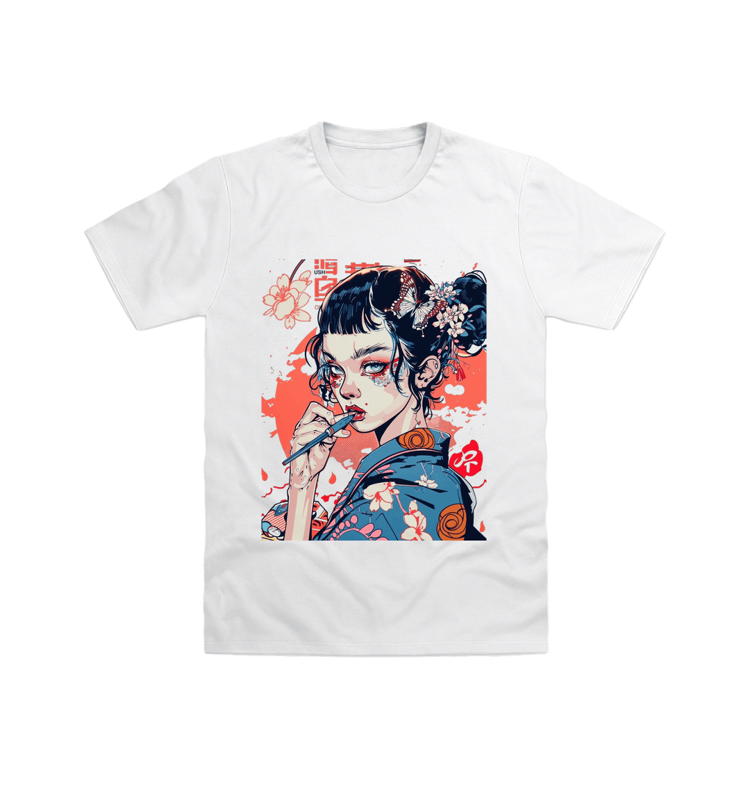 White Printed T-shirt
