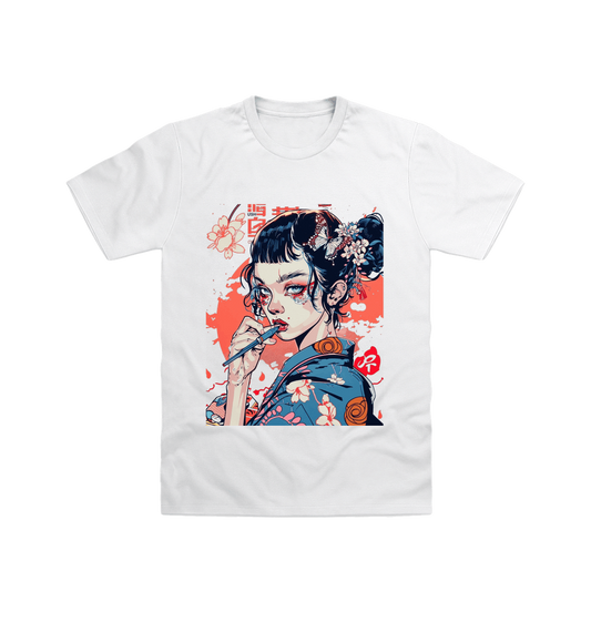 White Printed T-shirt