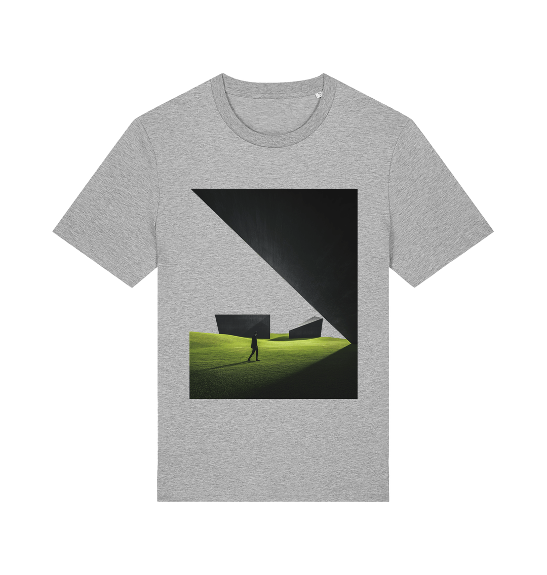 Heather Grey Printed T-shirt