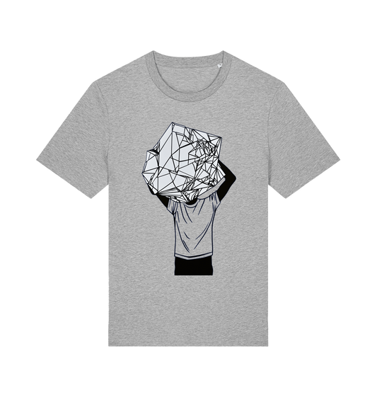 Heather Grey Printed T-shirt
