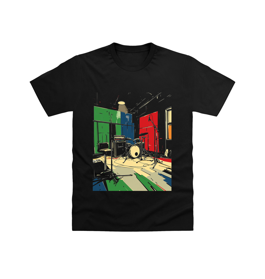 Black Printed T-shirt