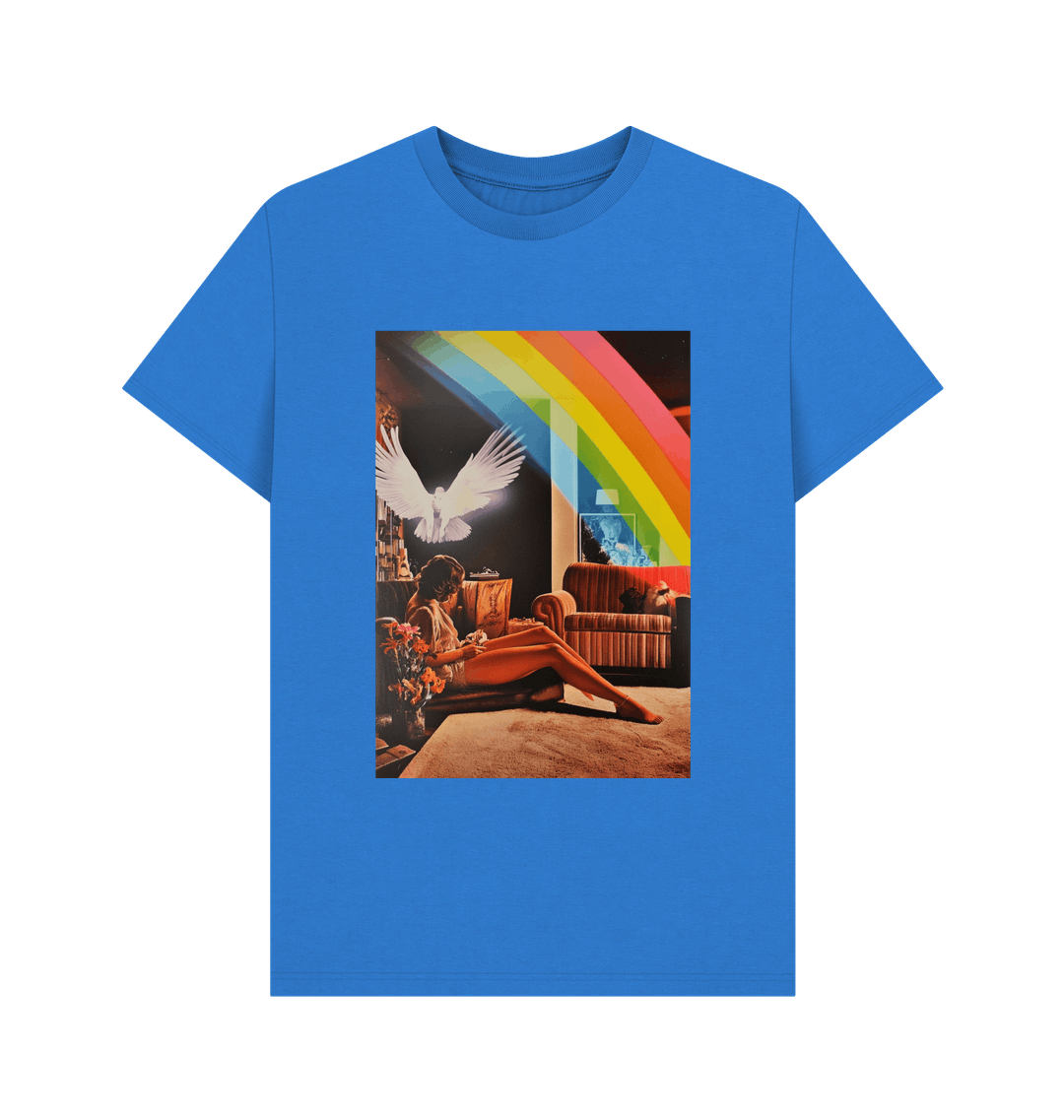 Bright Blue Printed T-shirt