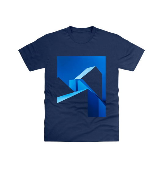 Navy Printed T-shirt