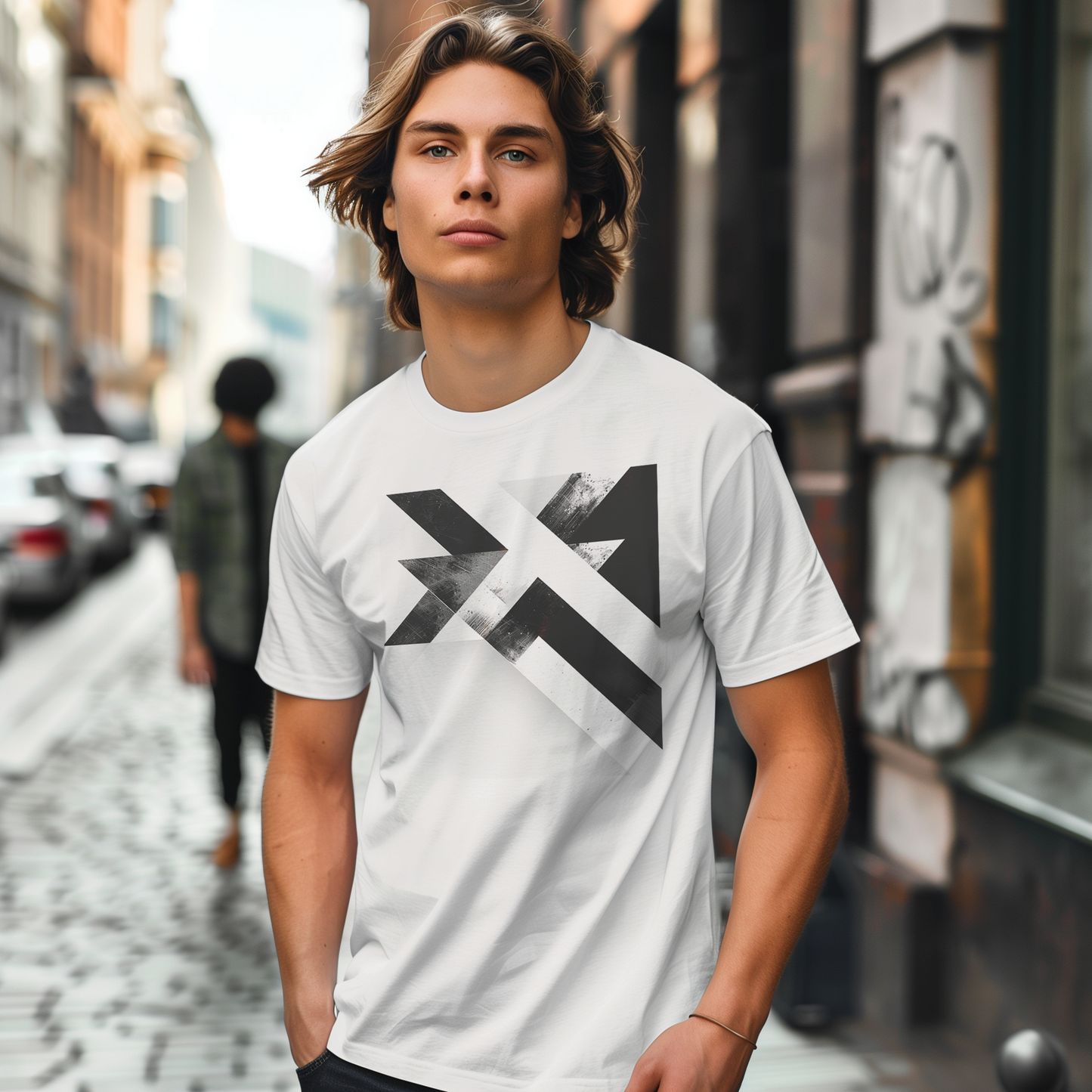 Minimalistic Geometric Abstract T-Shirt