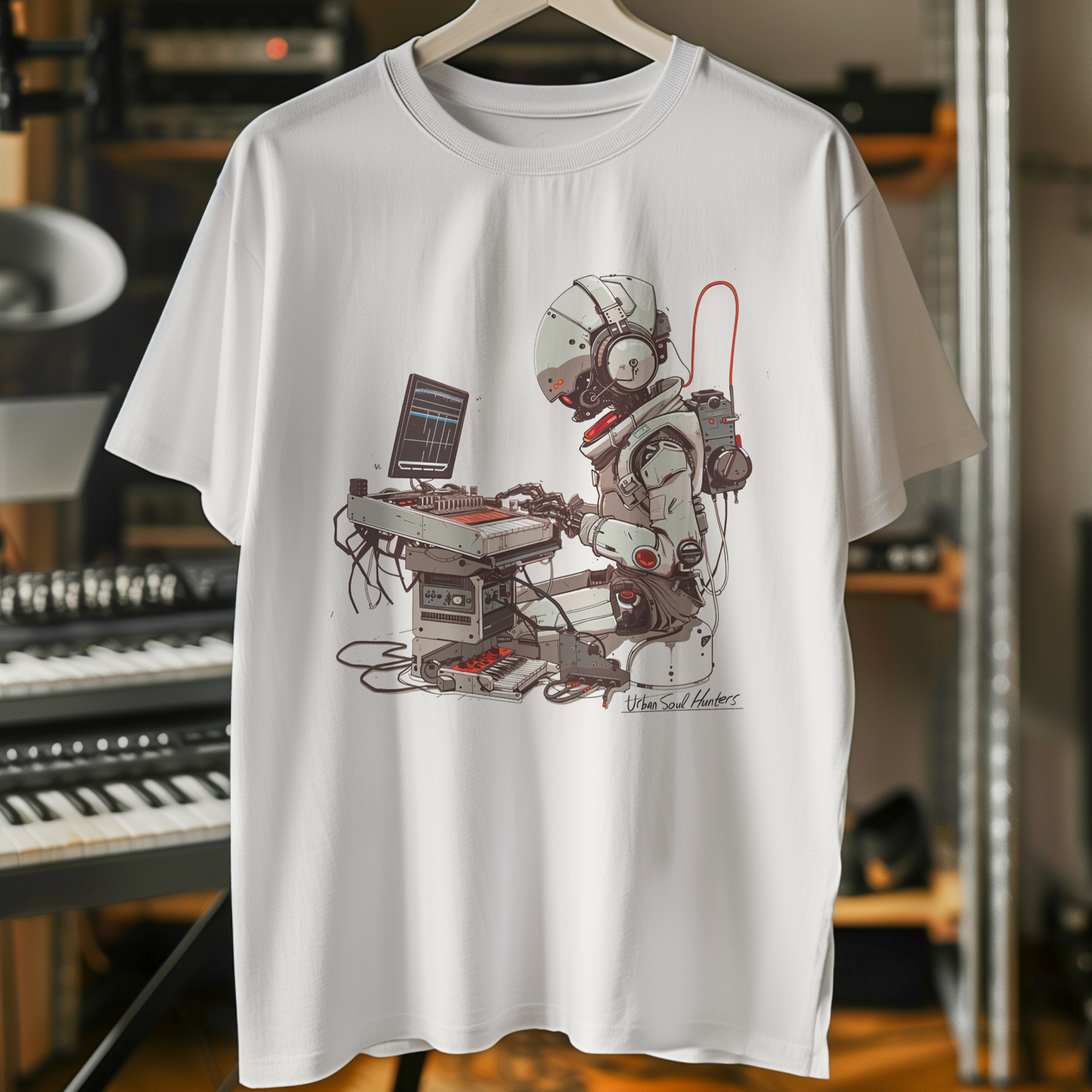 Robotic Synth Player T-Shirt