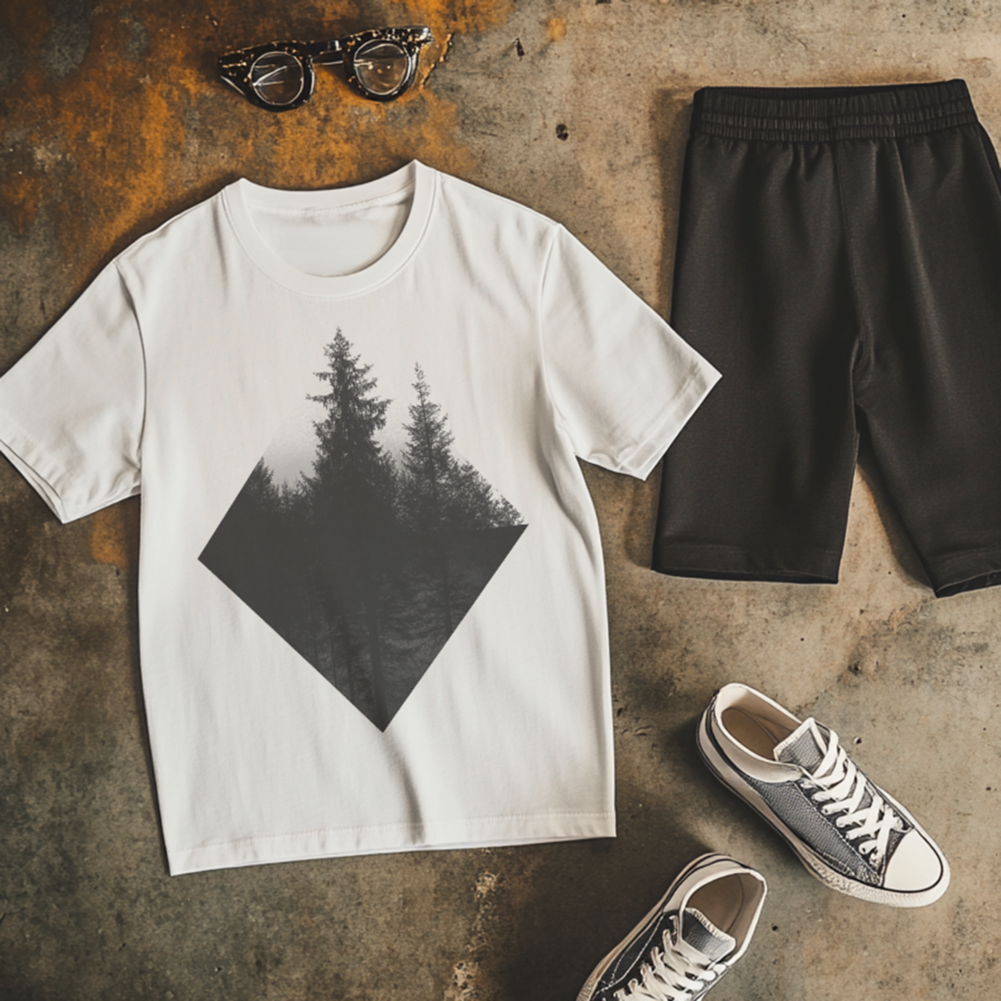 Treeangle Graphic T-Shirt