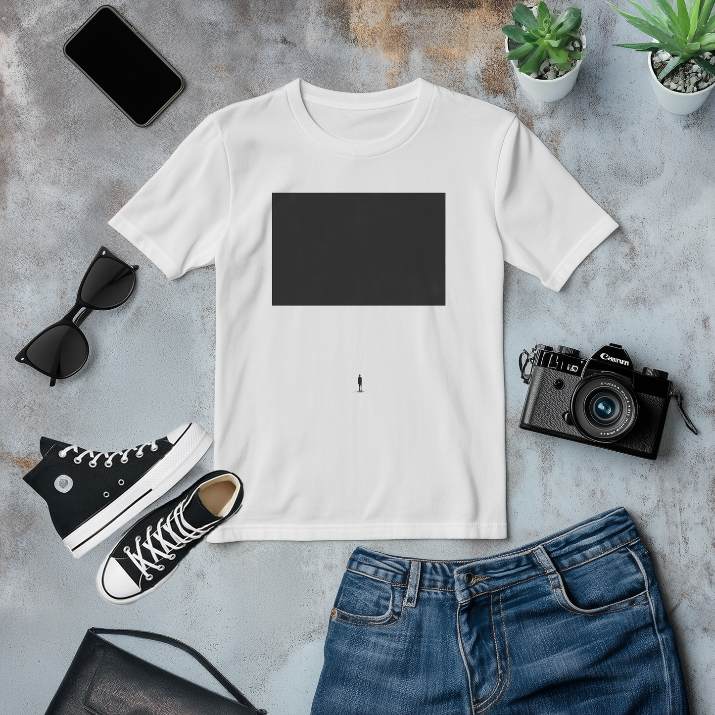 Framed Nothingness Graphic T-Shirt