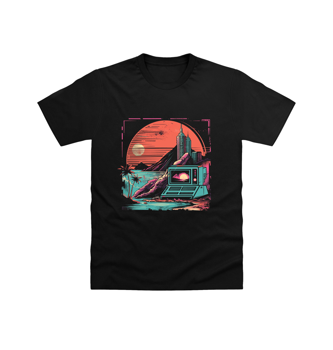 Black Printed T-shirt