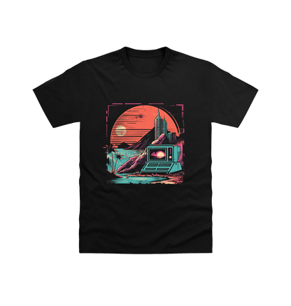 Black Printed T-shirt