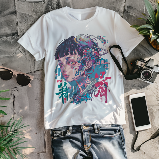 Japanese Pop Art Cyborg T-Shirt