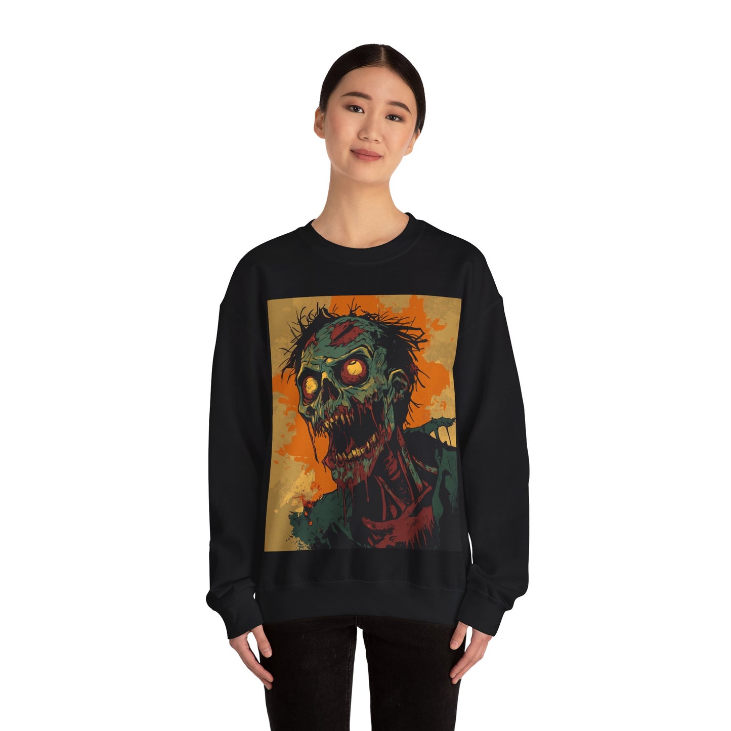 ZombYou Graphic Halloween Graphic Sweatshirt