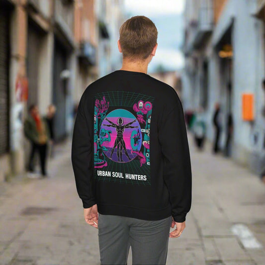 Retrowave VirtuoMan Graphic Sweatshirt