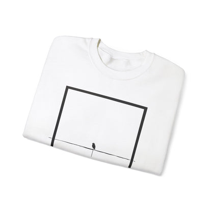 Minimalistic Framed Nature Graphic Sweatshirt