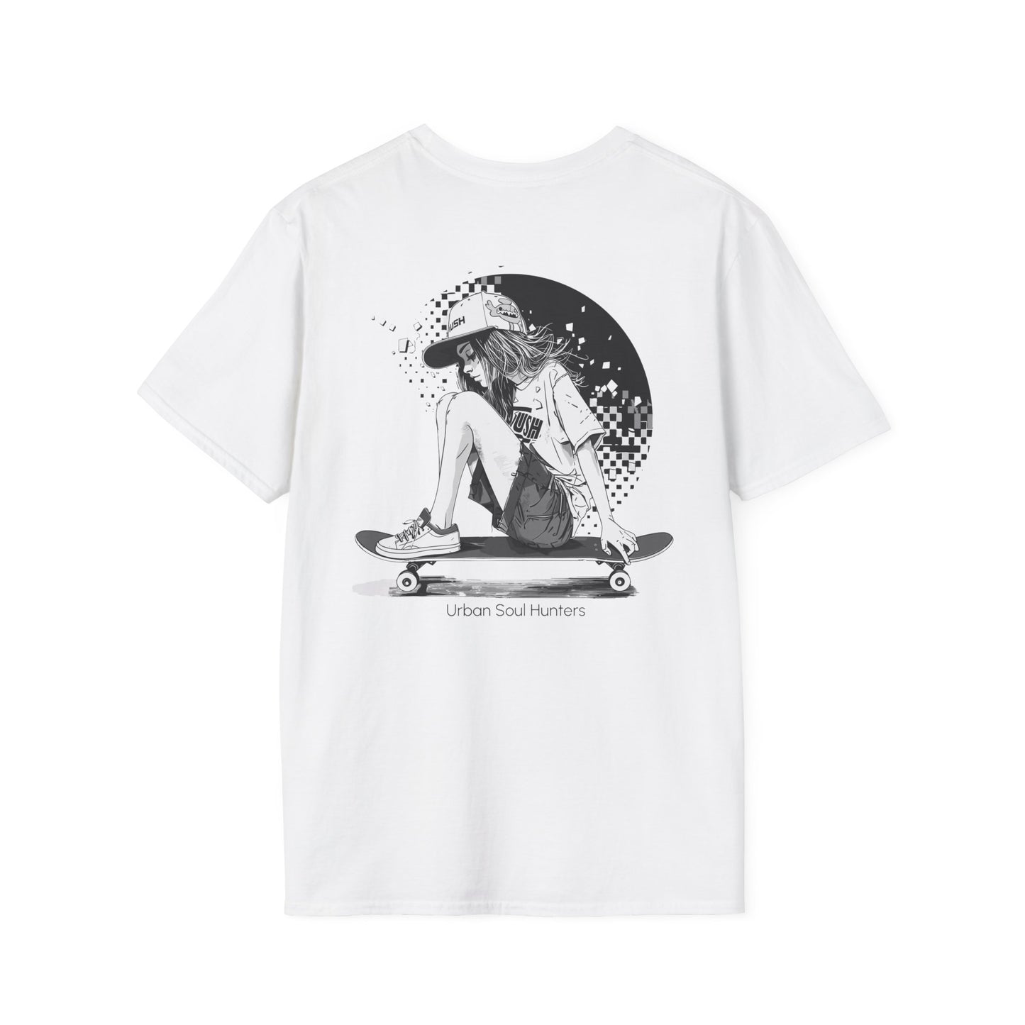 Girl Skater Back Graphic T-Shirt