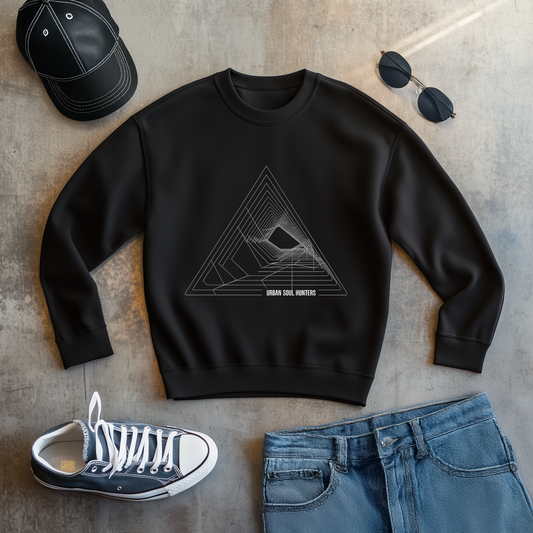 Triangular Rumors Graphic Sweatshirt