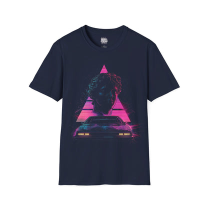 Synthwave Car Roman Art Graphic T-Shirt