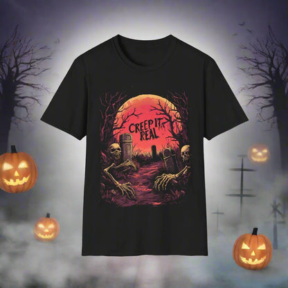 Creep It Real Halloween Graphic T-Shirt