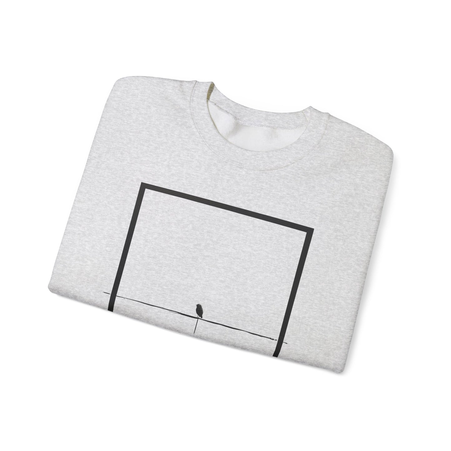 Minimalistic Framed Nature Graphic Sweatshirt