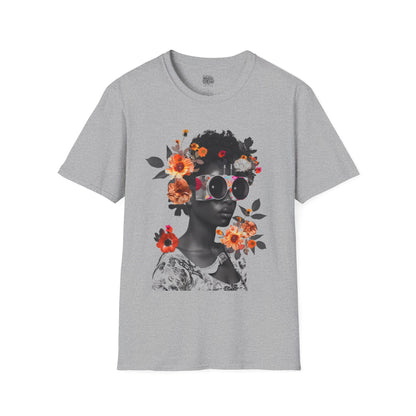 Collage Pop Art Flower Power T-Shirt