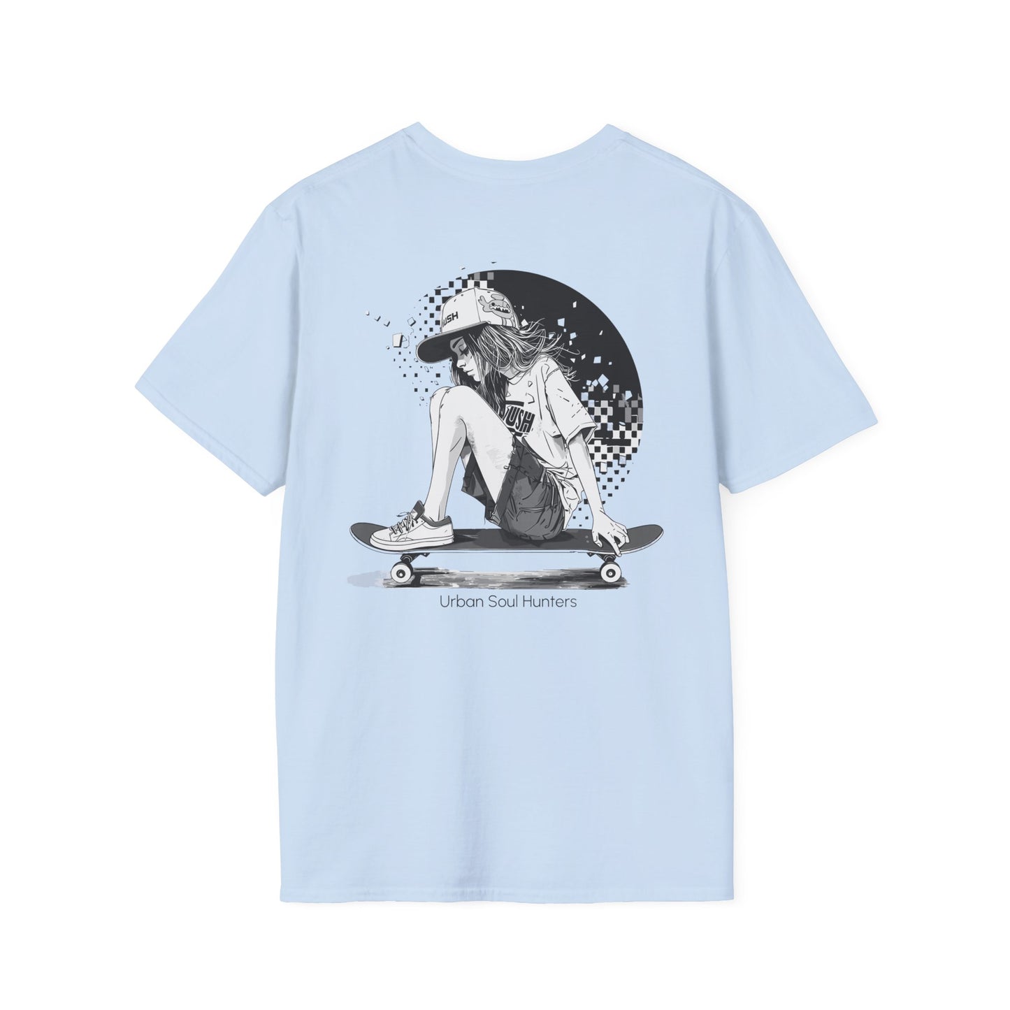 Girl Skater Back Graphic T-Shirt