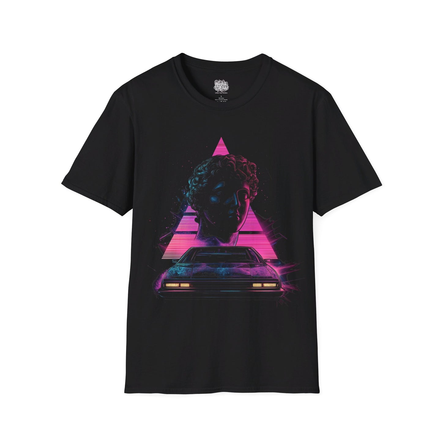 Synthwave Car Roman Art Graphic T-Shirt