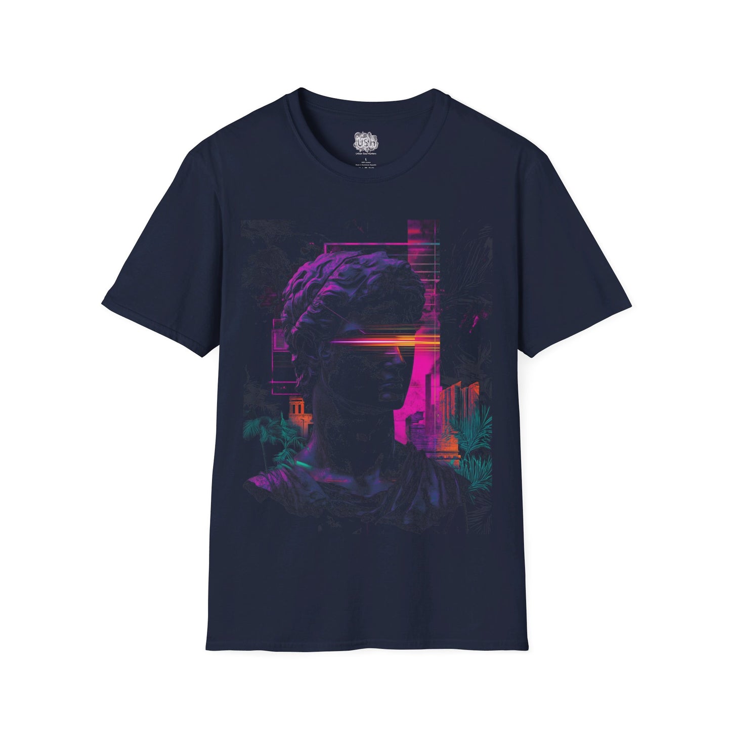 Retrowave Roman Graphic T-Shirt