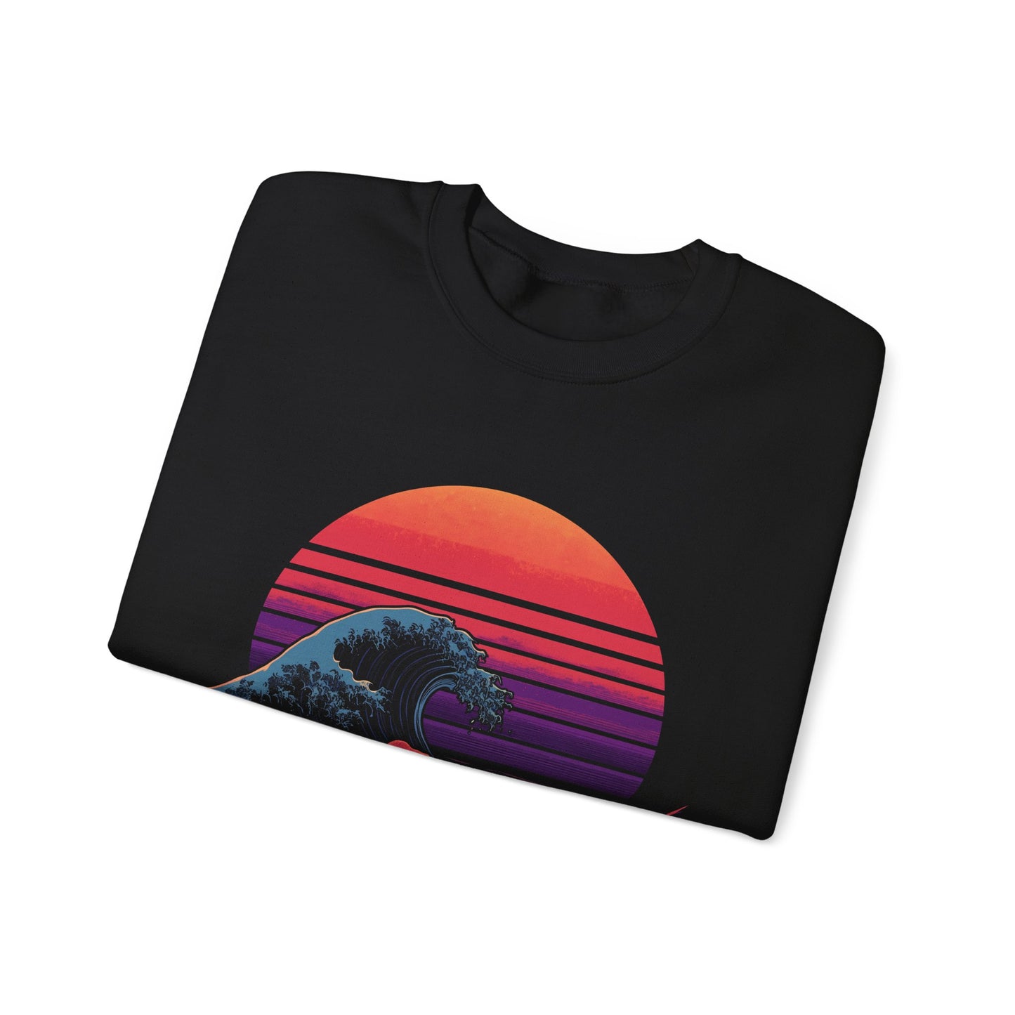 Retrowave Sun Graphic Sweatshirt