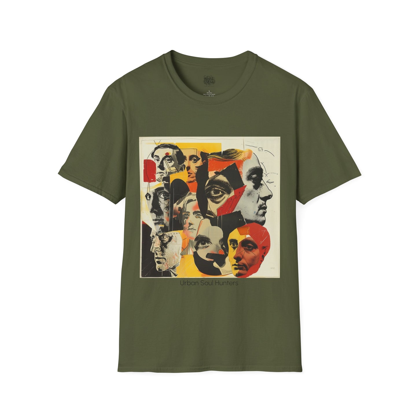 Artistic Collage Graphic T-Shirt