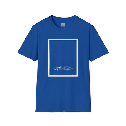 Minimalistic Vintage Car Lover T-Shirt