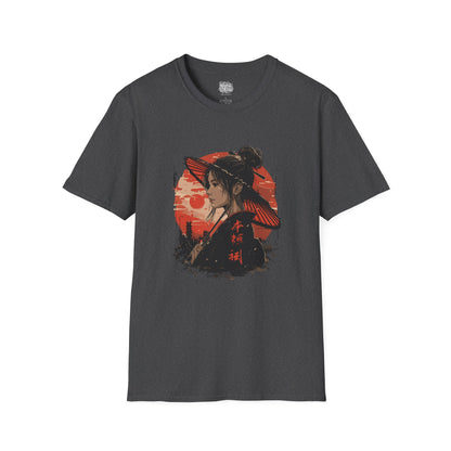 Japanese Art Umbrella Girl T-Shirt