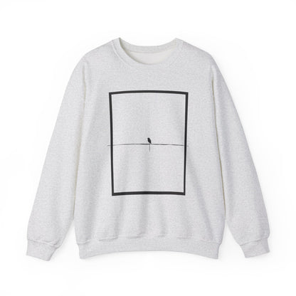 Minimalistic Framed Nature Graphic Sweatshirt