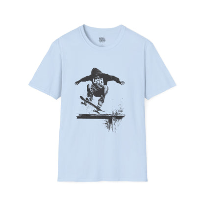 Street Sport Skater Bench Jump T-Shirt