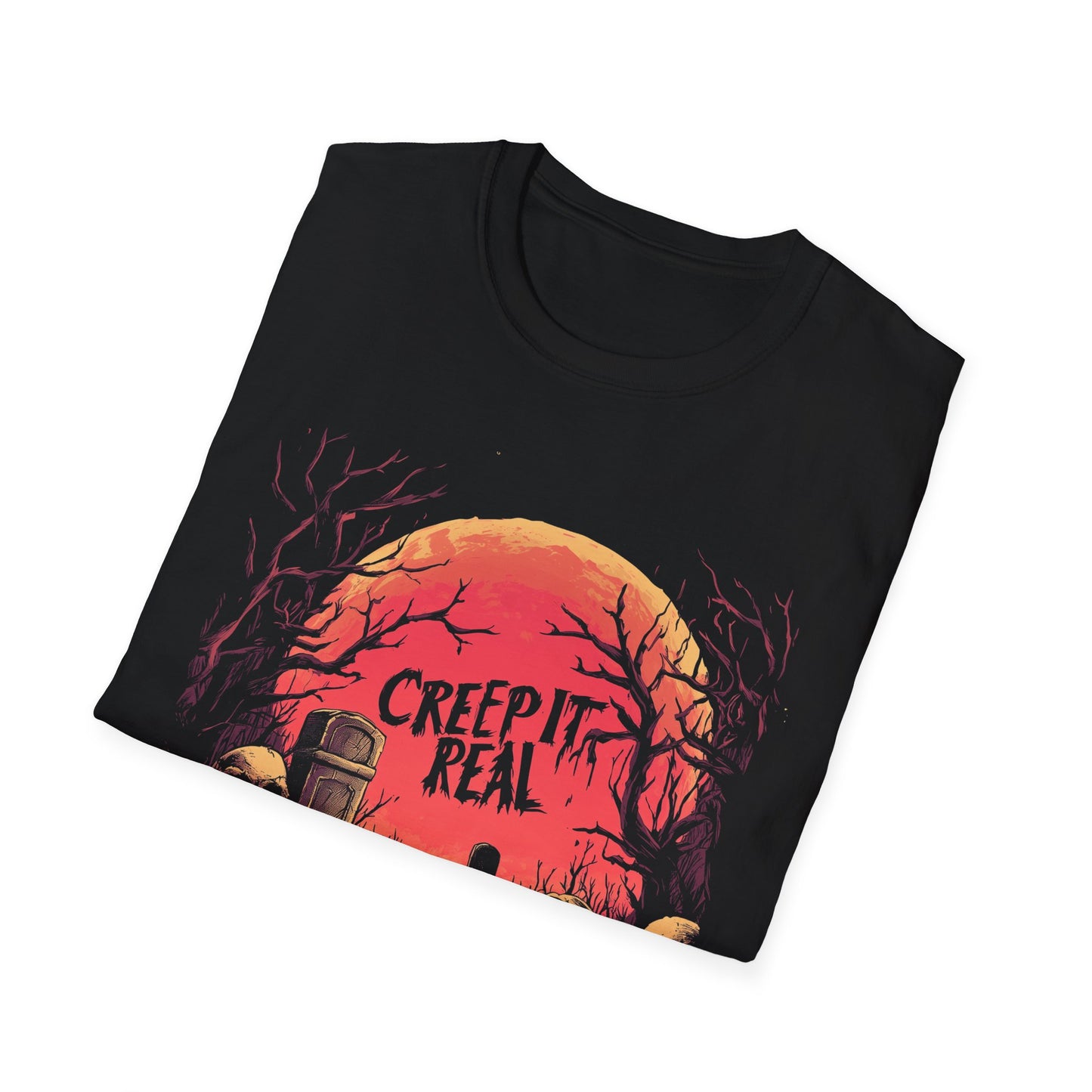 Creep It Real Halloween Graphic T-Shirt