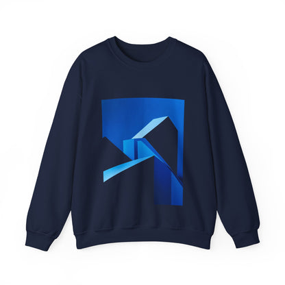 Shapes of Blue Graphic Sweatshirt